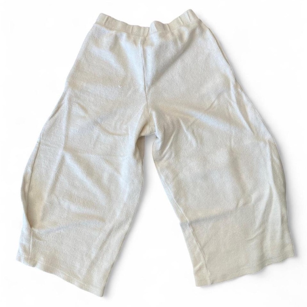 Free People Beach Cream Textured Sweatpants - Picture 2 of 4